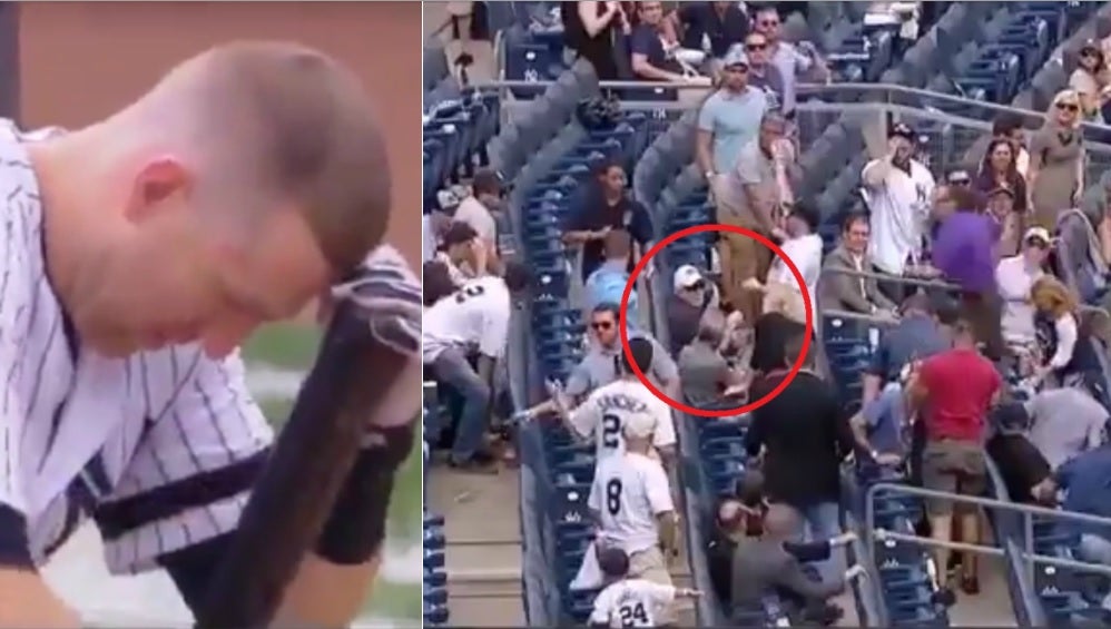 El impactante momento en el que una bola de béisbol a 105 km/h deja inconsciente a una niña de dos años El impactante momento en el que una bola de béisbol a 105 km/h deja inconsciente a una niña de dos años