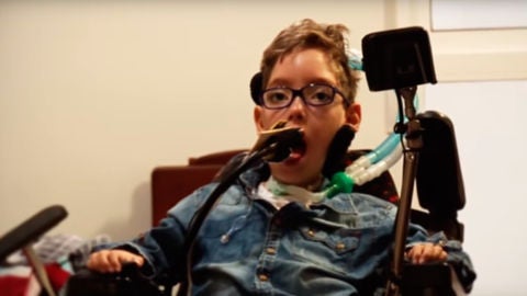 Miguel, un ni&ntilde;o de 9 a&ntilde;os con miopat&iacute;a nemalimica