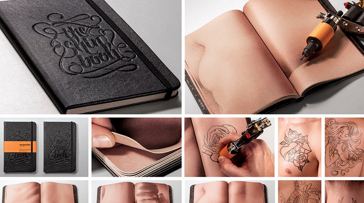 Mago More: "Aprende a tatuar primero con un libro de piel sintética Mago More: "Aprende a tatuar primero con un libro de piel sintética