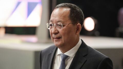El ministro de Exteriores norcoreano, Ri Yong-ho