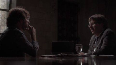 Jordi &Eacute;vole y Carles Puigdemont