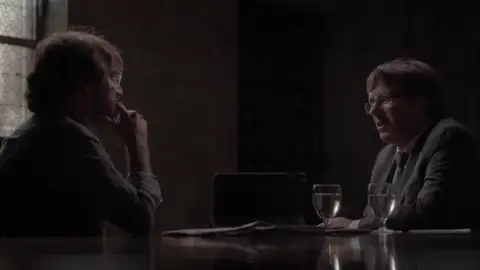 Jordi Évole y Carles Puigdemont Jordi Évole y Carles Puigdemont