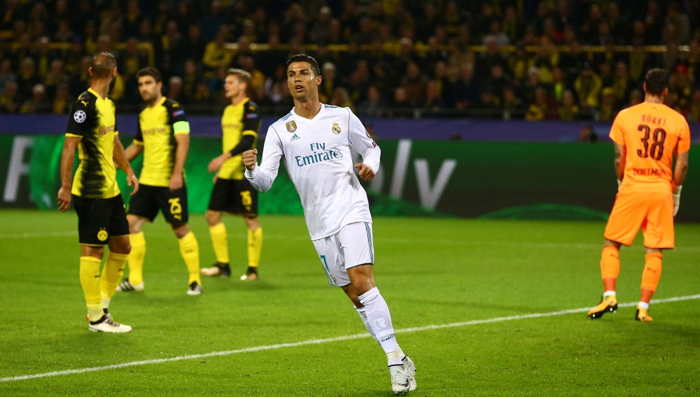 Cristiano Ronaldo celebra el gol