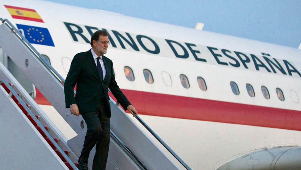 Mariano Rajoy llega a Estados Unidos