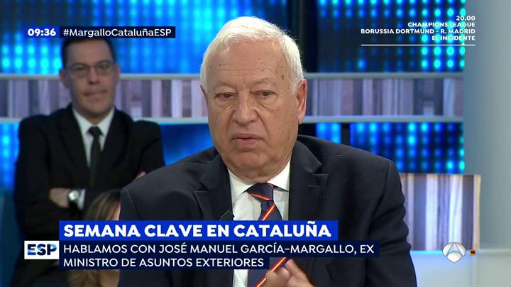 Margallo, sobre el desafío soberanista: "Tengo la convicción de que Puigdemont quiere ir a la cárcel" Margallo, sobre el desafío soberanista: "Tengo la convicción de que Puigdemont quiere ir a la cárcel"