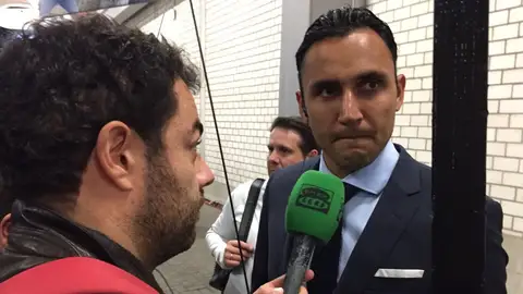 El portero del Madrid, Keylor Navas. El portero del Madrid, Keylor Navas.
