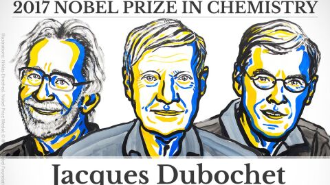 Los ganadores del Premio Nobel de Qu&iacute;mica 2017