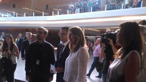 Susana D&iacute;az en el parque de las ciencias de Granada
