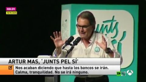 Artur Mas en un acto de Junts pel S&iacute; en 2015