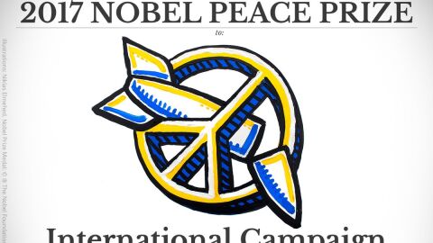 Campa&ntilde;a Internacional para Abolir las Armas Nucleares, Nobel de la Paz