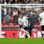 Christian Eriksen celebra el tanto de la victoria del Tottenham Hotspur contra el Bournemouth