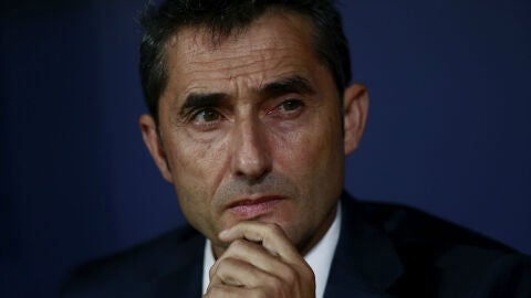 Ernesto Valverde, entrenador del Barcelona