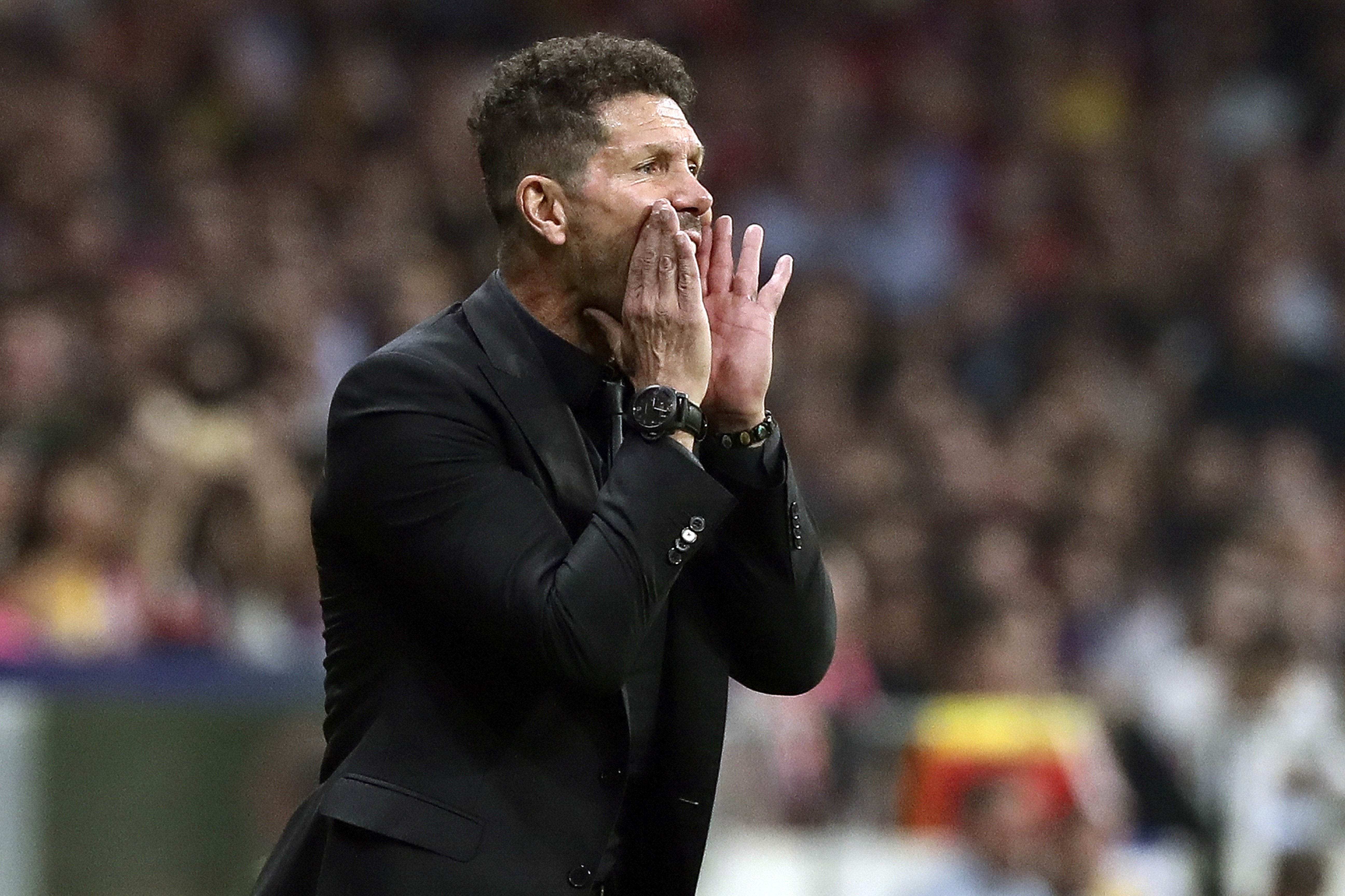 Simeone: "Ha sido el mejor partido de Griezmann en el Wanda Metropolitano" Simeone: "Ha sido el mejor partido de Griezmann en el Wanda Metropolitano"