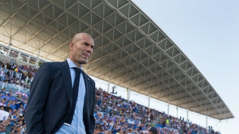 Zidane, en el Coliseum