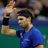 Rafa Nadal, disgustado Rafa Nadal, disgustado