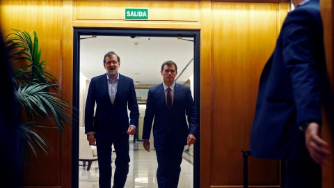 Mariano Rajoy y Albert Rivera