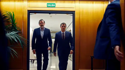 Mariano Rajoy y Albert Rivera Mariano Rajoy y Albert Rivera