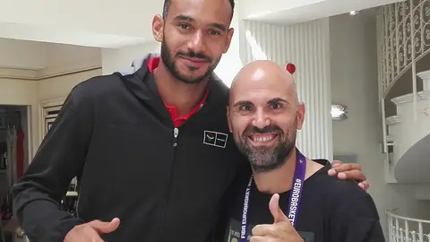 David Camps y Adam Hanga en 4 Cuartos. David Camps y Adam Hanga en 4 Cuartos.