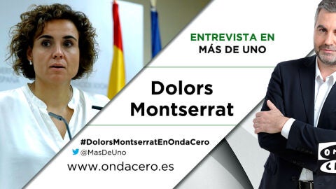 Dolors Montserrat con Carlos Alsina