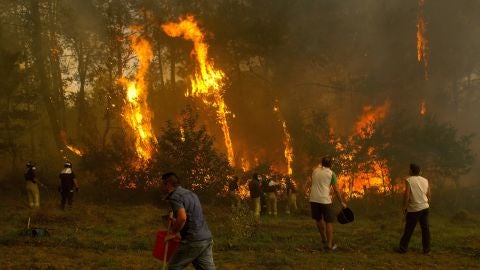Las llamas arrasan Galicia
