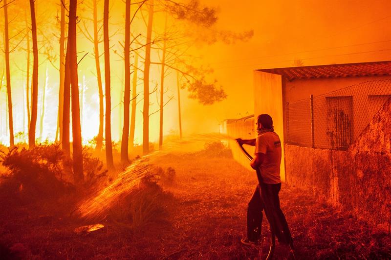 Ascienden a 44 los muertos en los incendios del centro y norte de Portugal Ascienden a 44 los muertos en los incendios del centro y norte de Portugal
