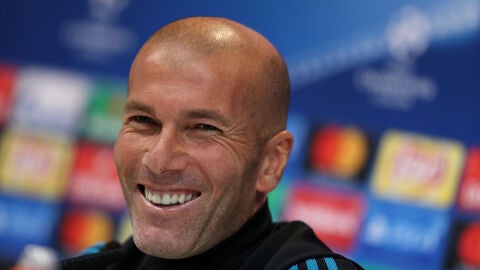 Zinedine Zidane, en rueda de prensa