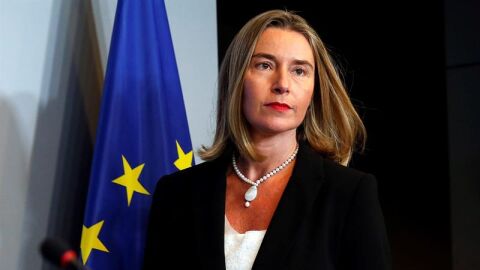 La jefa de la diplomacia europea, Federica Mogherini