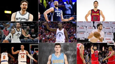 Los nueve españoles que jugarán la NBA 2017/2018 Los nueve españoles que jugarán la NBA 2017/2018