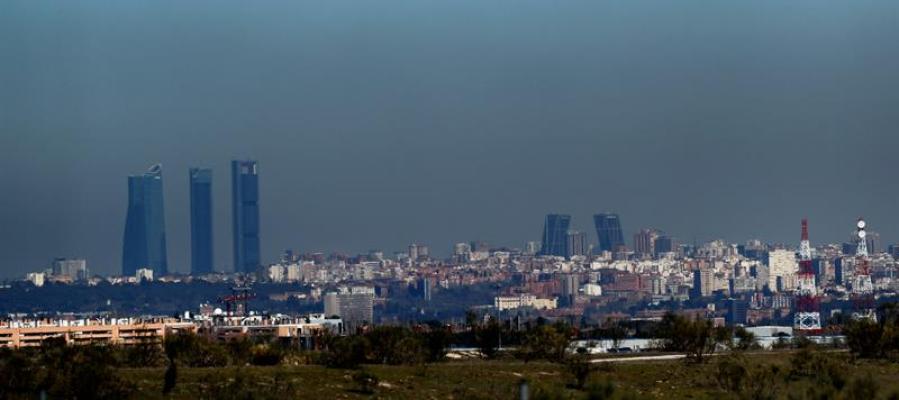 Boina de contaminación en Madrid Boina de contaminación en Madrid