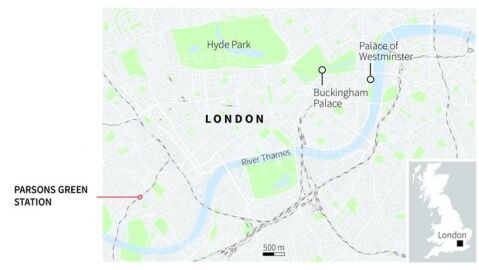  Muere una persona y dos resultan heridas tras ser apu&ntilde;aladas cerca de una parada de metro de Londres