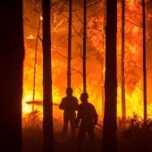 Incendio forestal en Portugal
