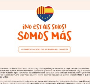 'No estáis solos, somos más', la web que lanza Ciudadanos 'No estáis solos, somos más', la web que lanza Ciudadanos