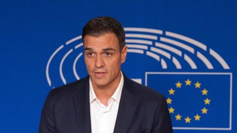 Pedro S&aacute;nchez en Bruselas
