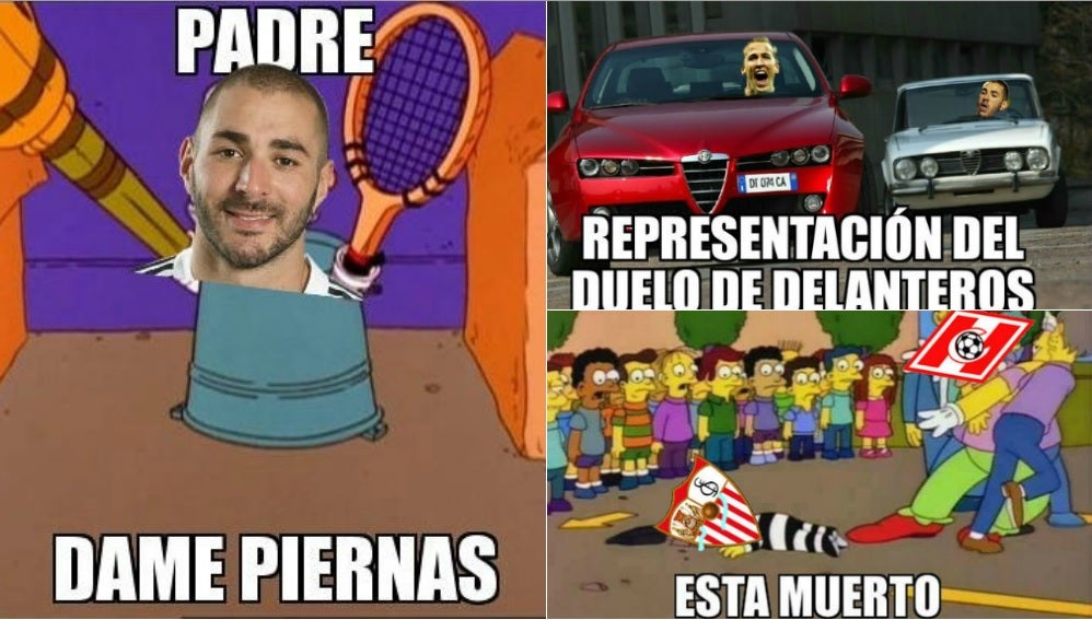 Benzema, Harry Kane y el Sevilla, protagonistas de los 'memes' de la jornada de Champions Benzema, Harry Kane y el Sevilla, protagonistas de los 'memes' de la jornada de Champions