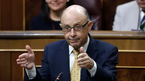 El ministro de Hacienda, Cristóbal Montoro El ministro de Hacienda, Cristóbal Montoro