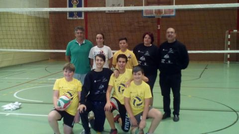 Concentraci&oacute;n de jugadores segovianos de Voleibol