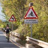 La nueva señal de tráfico que avisará a los coches y camiones de la presencia de ciclistas