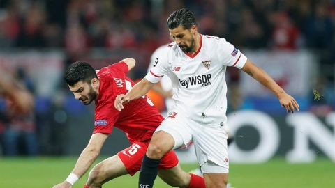El delantero del Sevilla, Nolito.