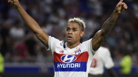 Mariano, en un partido con el Lyon. 