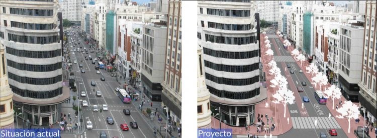La reforma de la Gran Vía de Madrid costará 9 millones de euros y durará trece meses La reforma de la Gran Vía de Madrid costará 9 millones de euros y durará trece meses