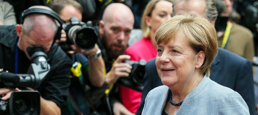 La canciller alemana, Angela Merkel La canciller alemana, Angela Merkel