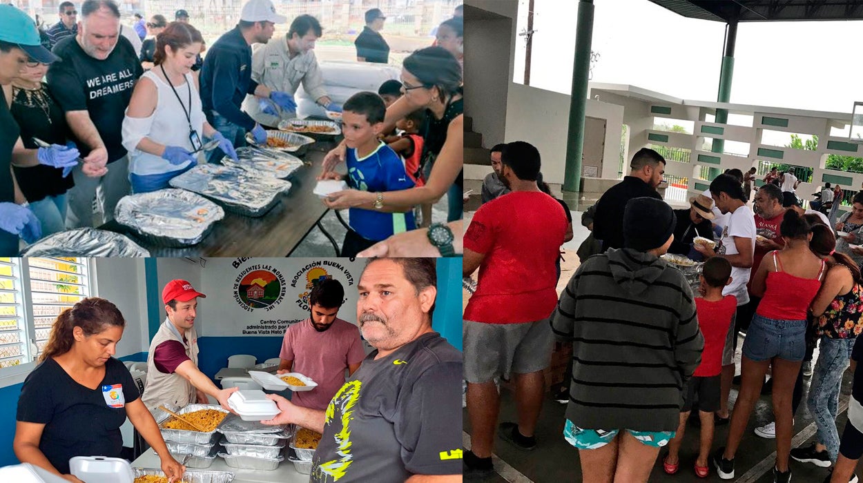 El chef José Ramón Andrés reparte un millón de comidas calientes en Puerto Rico tras el huracán María El chef José Ramón Andrés reparte un millón de comidas calientes en Puerto Rico tras el huracán María