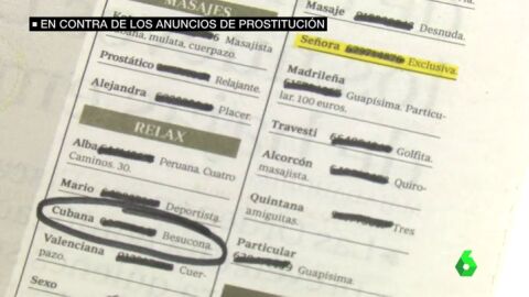 Anuncios de prostituci&oacute;n en prensa escrita