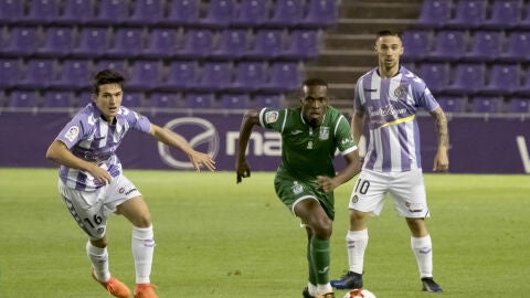 Claude Beauve durante el partido de Copa del Rey ante el Valladolid