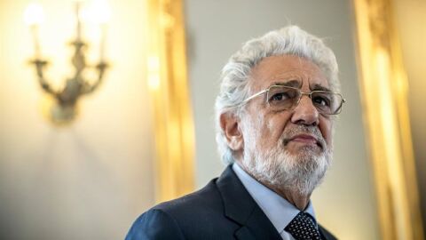 El tenor espa&ntilde;ol Pl&aacute;cido Domingo
