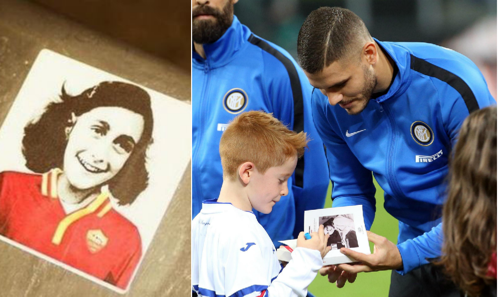 El diario de Ana Frank se leerá antes de los partidos de la Serie A tras el gesto antisemita de los ultras de la Lazio El diario de Ana Frank se leerá antes de los partidos de la Serie A tras el gesto antisemita de los ultras de la Lazio