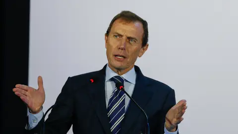Emilio Butragueño, en un acto con el Real Madrid Emilio Butragueño, en un acto con el Real Madrid