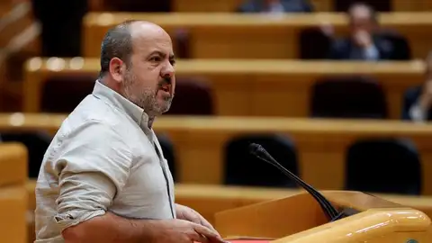 El senador de Unidos Podemos, Óscar Guardingo El senador de Unidos Podemos, Óscar Guardingo