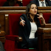 Inés Arrimadas en el Parlament