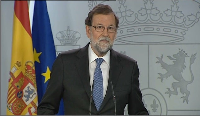 Mariano Rajoy confirma que habrá elecciones en Cataluña el 21 de diciembre Mariano Rajoy confirma que habrá elecciones en Cataluña el 21 de diciembre